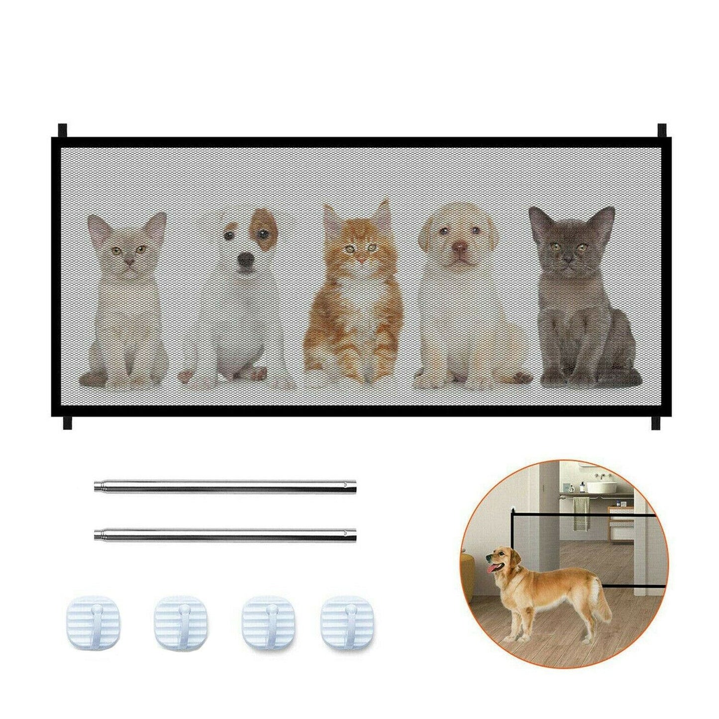 Mesh Magic Pet Gate