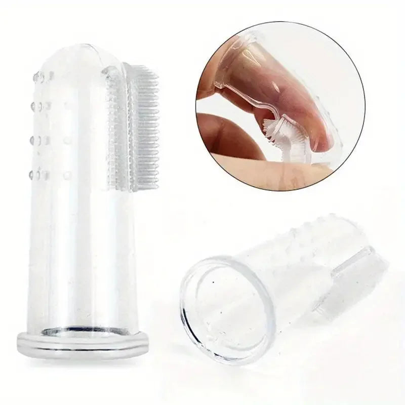 Super Soft Pet Finger Toothbrush for Dogs & Cats