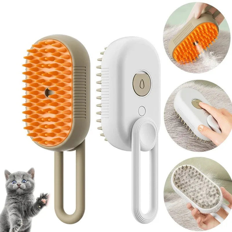 Steamy 3-in-1 Brush for Pets